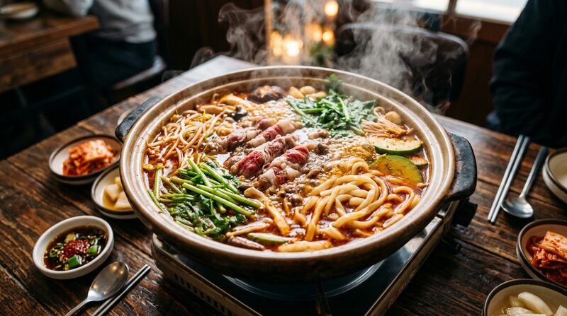 구리 토평동 마실방칼국수, 20년 맛집의 차돌 미나리 샤브 칼국수 후기!